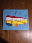 Vintage Playskool School Bus Wooden Childrens Kids Puzzle 15 Pieces Used Vtg Toy. Fixed Price $8.00.