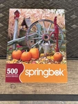 Springbok Hallmark Jigsaw Puzzle 500 Piece Pumpkin Harvest Complete 20 X. Fixed Price $17.50.