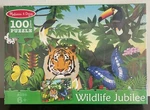 Melissa & Doug Wildlife Jubilee Jungle Animals Jigsaw Puzzle 100 Pcs New Sealed. Fixed Price $13.49.