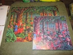 Vintage 1985 Eaton Treasure Collection Wonder World 500+ Piece Jigsaw Puzzle. Fixed Price $75.00.