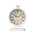 Vintage Table Bird European Antique Style White Mantel Clocks. Fixed Price $34.69.