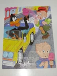 Vtg 1978 Golden 11.5"X15" Daffy Duck, Porky Pig & Elmer Fud 100 Pc Jigsaw Puzzle. Fixed Price $7.99.