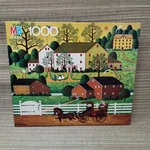 Hi Neighbor Charles Wysocki Americana Mb 1000 Piece Jigsaw Puzzle Vintage New. Fixed Price $18.99.