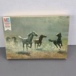 Vintage Mb Milton Bradley Running Free Horses Jigsaw Puzzle 500 Pieces 1976. Fixed Price $49.99.