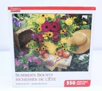 Nib Sealed Jigsaw Puzzle Hoyle Products 550 8588 1999 Summers Bounty Farm County. Fixed Price $19.49.