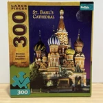Buffalo Games "st. Basil's Cathedral" Large Piece 300 Puzzle Bonus Poster. Fixed Price $10.95.