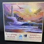 Sealed New Sunsout Lighthouse Keeping Watch 1000 Piece Jigsaw Puzzle. Fixed Price $19.99.