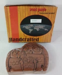 Owl Family Inlaid Puzzle Hawthorne Direct Double Asian Dragon Wood Carved New. Fixed Price $12.99.