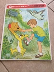 Vintage - Walt Disney Productions Winnie The Pooh Frame Tray Puzzle By Whitman. Fixed Price $6.99.