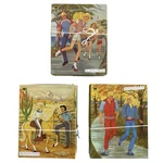 Set Of 3 - Barbie Jigsaw Puzzle 1982 Mattel Whitman Skating Western Autumn Jog. Fixed Price $35.00.
