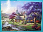 Ceaco Clocktower Cottage Puzzle 1000PCS Cobblestone Rolling Hills New. Fixed Price $27.99.