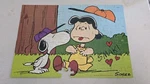 Milton Bradley Peanuts 100-PIECE Interlocking Cardboard Jigsaw Puzzle 4382-4. Fixed Price $8.00.