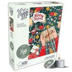 Karmin International Candle Merry Christmas Jigsaw Puzzle. Fixed Price $16.99.