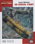 Aerial Louis Weirter Puzzle 500 Pcs British & German Bi-plane Dogfight. Fixed Price $9.99.