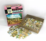 Whitman Jigsaw Puzzle 378 Pc Vintage Reaping The Harvest 18 X 15.5 Made Usa. Fixed Price $13.92.