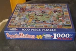 North American Sports History. White Mountain 1000 Piece Jigsaw Puzzle. Complete. Fixed Price $54.00.