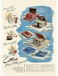 1941 Eaton Fine Letter Paper Stationery Angel Art Vintage Print Ad. Fixed Price $8.95.