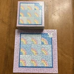 Vintage 1980S Springbok Hallmark "wishing You Rainbows" 7"X7" Mini Puzzle 7265. Fixed Price $14.96.