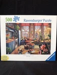 Ravensburger Cozy Boho Studio 500 Pieces Large Format Jigsaw Puzzle -new Sealed. Fixed Price $17.99.