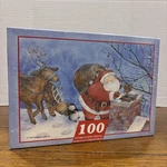 Sealed 1997 Springbok- Up On The Housetop 100 Piece Hallmark Jigsaw Puzzle. Fixed Price $11.99.
