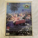 Vintage 1984 Cabbage Patch Kids Frame-tray Puzzle Milton Bradley 4483-3 Wagon. Fixed Price $9.99.