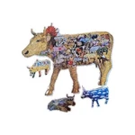 Cow Parade Shaped Jigsaw Puzzle Great American Factory 700 Pcs #9802. Fixed Price $9.95.