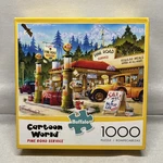 Buffalo 1000 Piece Jigsaw Puzzle: Cartoon World Pine Road Service New Sealed. Fixed Price $11.01.