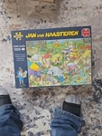 New Camping The Forest Jan Van Haasteren Art 1000 Piece Jigsaw Puzzle Jumbo. Fixed Price $39.00.