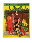 1973 Rainbow Getting Ready For Santa Christmas 18-PC Frame-tray Puzzle #75900-1. Fixed Price $10.00.