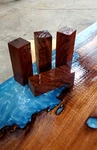 Black Walnut Wooden Blank Rectangles - 5.75" X 1.75" 1.5" (4 Pcs). Fixed Price $16.99.