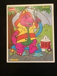 Vintage 1993 Barney Children Playskool Wooden Jigsaw Puzzle "fire Chief". Fixed Price $7.19.