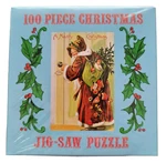 Nos 100 Piece Christmas Jigsaw Puzzle Shackman Santa Victrola Children. Fixed Price $10.00.