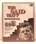 Vtg 1994 Who Said That? Quiz Jigsaw Puzzle Buffalo Games 252 Pc New Sealed. Fixed Price $9.99.