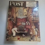 Jigsaw Puzzle, 1949 Saturday Evening Post Norman Rockwell Norfolk Sealed. Fixed Price $14.99.
