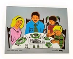 1974 Vtg Judy Instructo Wooden Jigsaw Puzzle Saying Grace Christian Religious. Fixed Price $19.63.