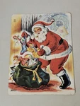 Vintage 1950S Frame-tray Christmas Puzzle Santa Claus Saalfield Artcraft #7035. Fixed Price $17.99.