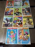 Lot Of Vintage Whitman Frame Tray Puzzles 11X8 1/2 Inches. Fixed Price $50.00.