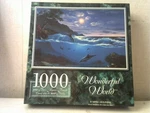 Sure-lox Jumping Dolphins 1000 Piece 28.75" 19.125" Puzzle. Fixed Price $24.99.