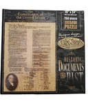 Historic Documents Of The Past Puzzle Constitution United States Nib. Fixed Price $10.99.