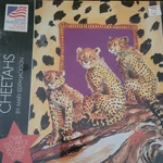 Great American Puzzle Factory Cheetahs 550 Piece Jigsaw 18" X 24" 1994. Fixed Price $12.00.