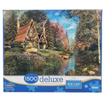 Mega Puzzles Deluxe Jigsaw Fairytale Cottage 1500 Pieces 12+. Fixed Price $10.16.