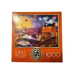 Las Vegas Night&day Lars Stewart Ltd Edt 1000 Pc Jigsaw Puzzle 26X19 Buffalo New. Fixed Price $19.99.