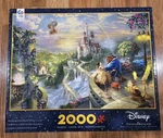 Disney Thomas Kinkade Beauty And The Beast Falling Love 2000 Pc Puzzle New. Fixed Price $59.99.