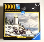 Ravensburger Lighthouse Landscape Puzzle After The Snow 1000 Piece 27 X 20 In.. Fixed Price $10.36.