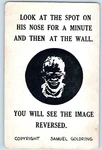 C1910'S Opical Illusion Puzzle Samuel Goldring Unposted Antique Postcard. Fixed Price $22.72.