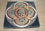 Feather Fancy Springbok 500+ Piece Circular Round Jigsaw Puzzle 20" Complete. Fixed Price $30.00.