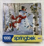 Winter Friends Christmas Snowman Springbok Puzzle 1000 Pc New #10752 Sealed. Fixed Price $14.00.