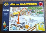 Almost Ready?, Jan Van Haasteren 1000 Piece Puzzle Jumbo #20037, 2020, Complete. Fixed Price $26.99.