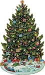 American Christmas Tree Shaped 165 Pieces Wooden Jigsaw Puzzle 9.5 X17.9". Fixed Price $74.95.