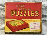 A. C. Gilbert Company Boxed Problem Puzzles Set Copyright 1940 Complete. Fixed Price $59.00.